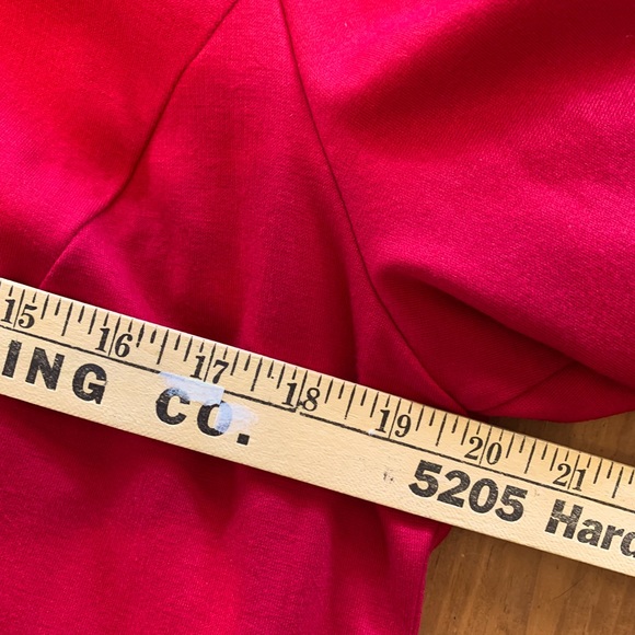 Chico’s snap button down red top ( cardigan jacket ) xlarge 3 40” bust 26” long - Picture 3 of 5